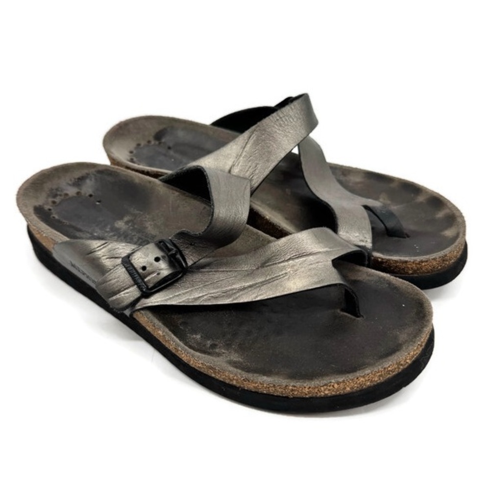 Mephisto Helen Thong Sandal, Metallic Pewter/Gray, EU 39 / US 8.5–9‎